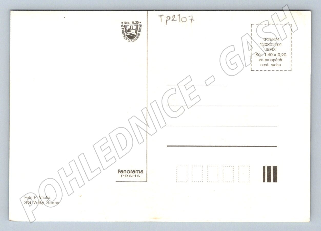 Pohlednice Údolí Lužnice a okolí, Opařany, Stádlec (TP2107)