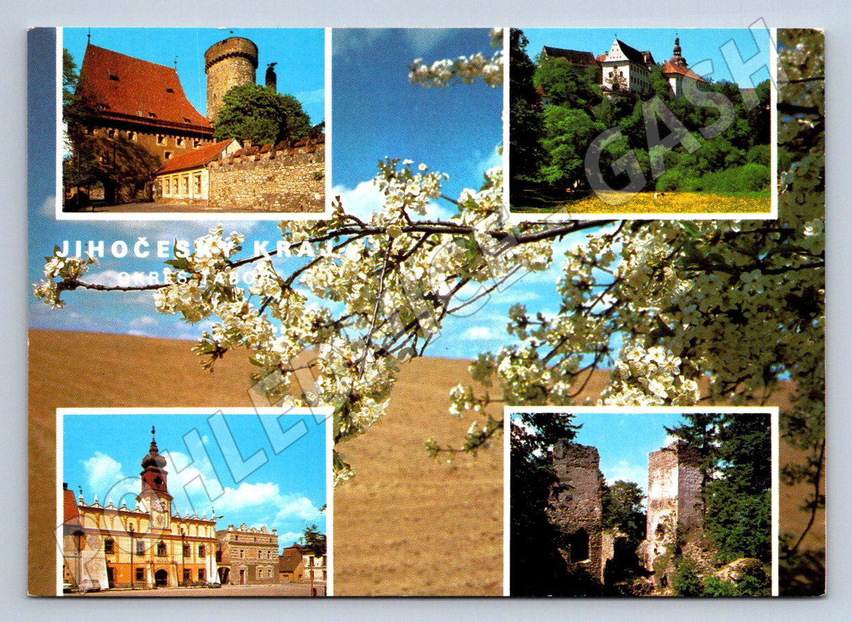 Pohlednice Jihočeský kraj, Táborsko - různé motivy 1979 (TP2109)