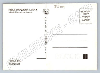 Pohlednice Jihočeský kraj, Táborsko - různé motivy 1979 (TP2109)