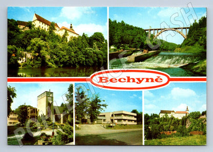 Pohlednice Bechyně více pohledů (TP2111)