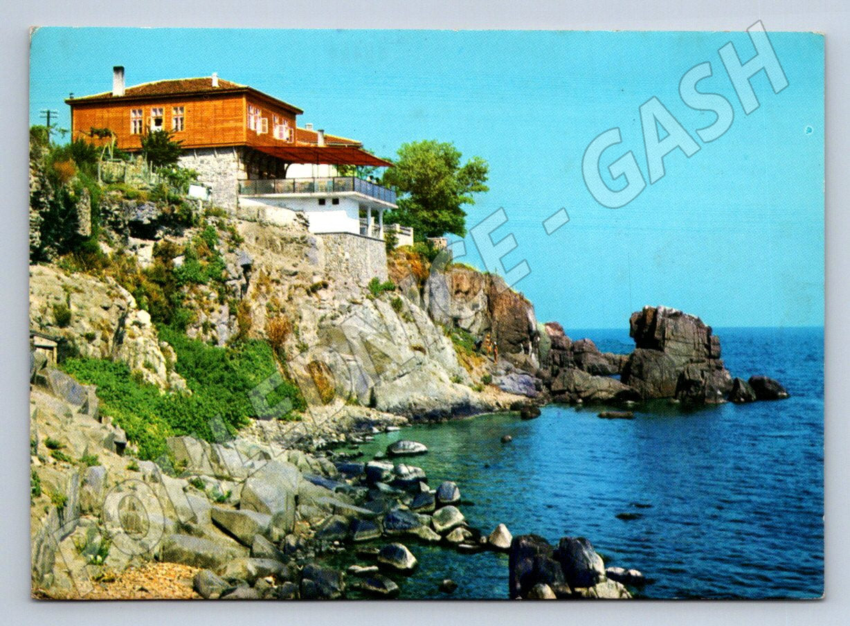 Pohlednice Bulharsko Sozopol dům na útesu (TP2113)