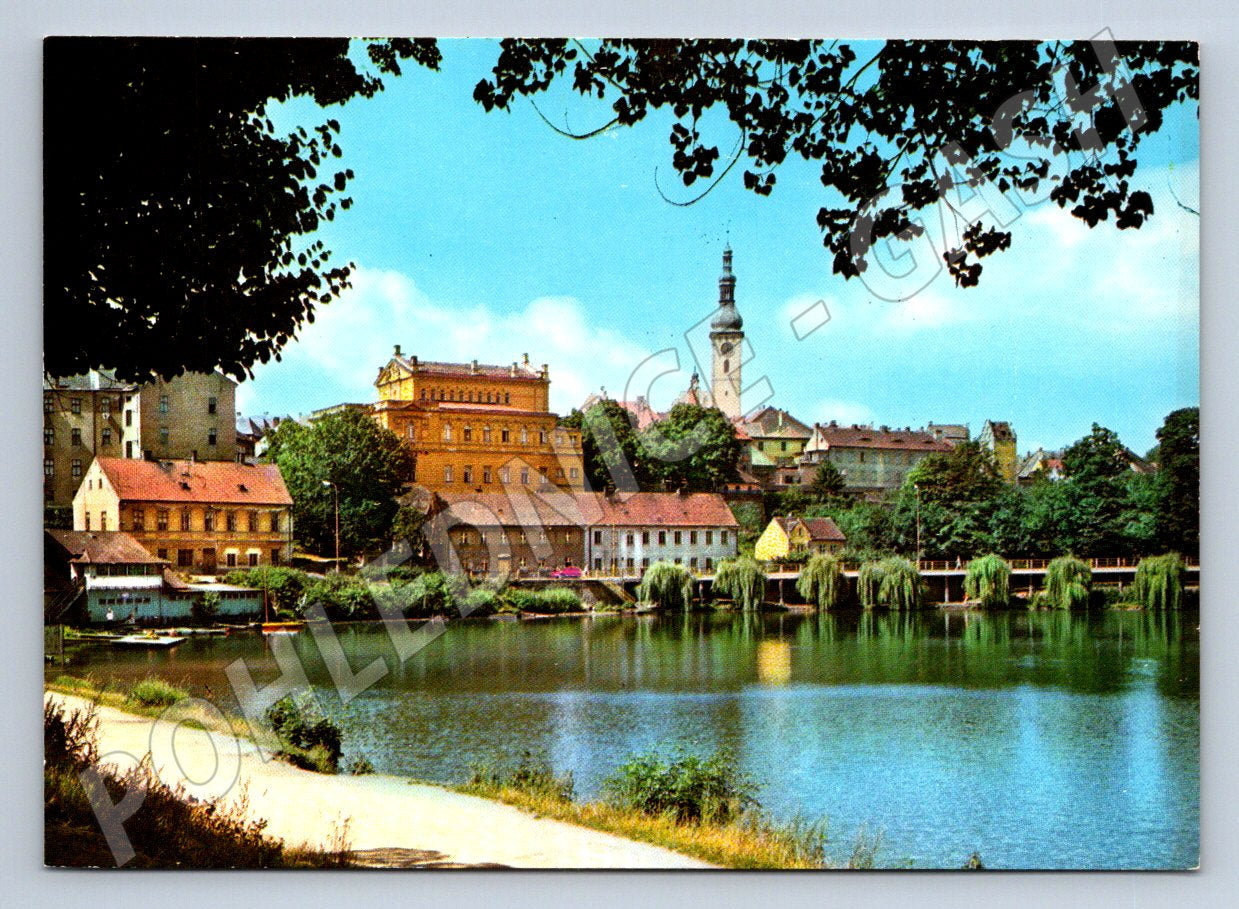 Pohlednice Tábor celkový pohled přes Jordán (TP2115)