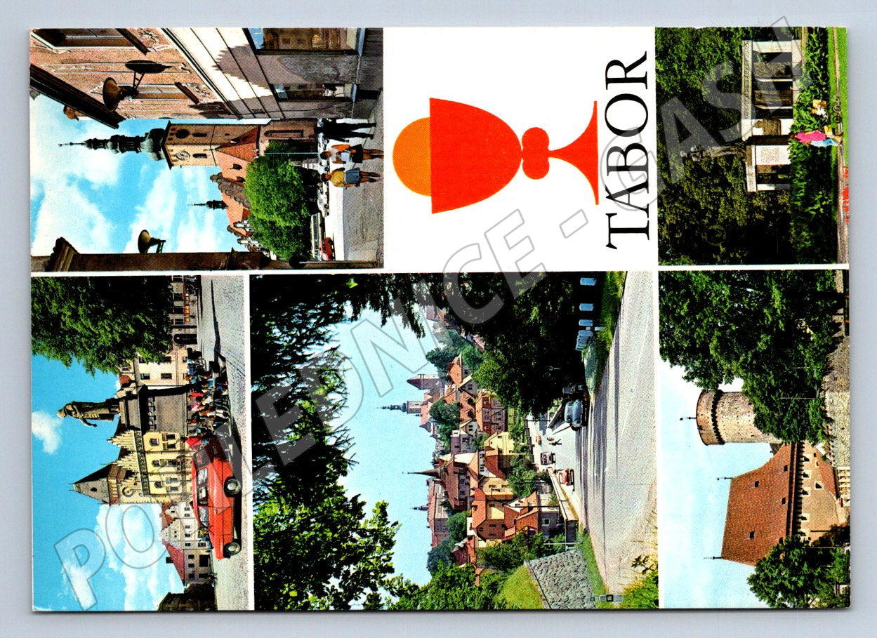 Pohlednice Tábor multivyhled (TP2116)