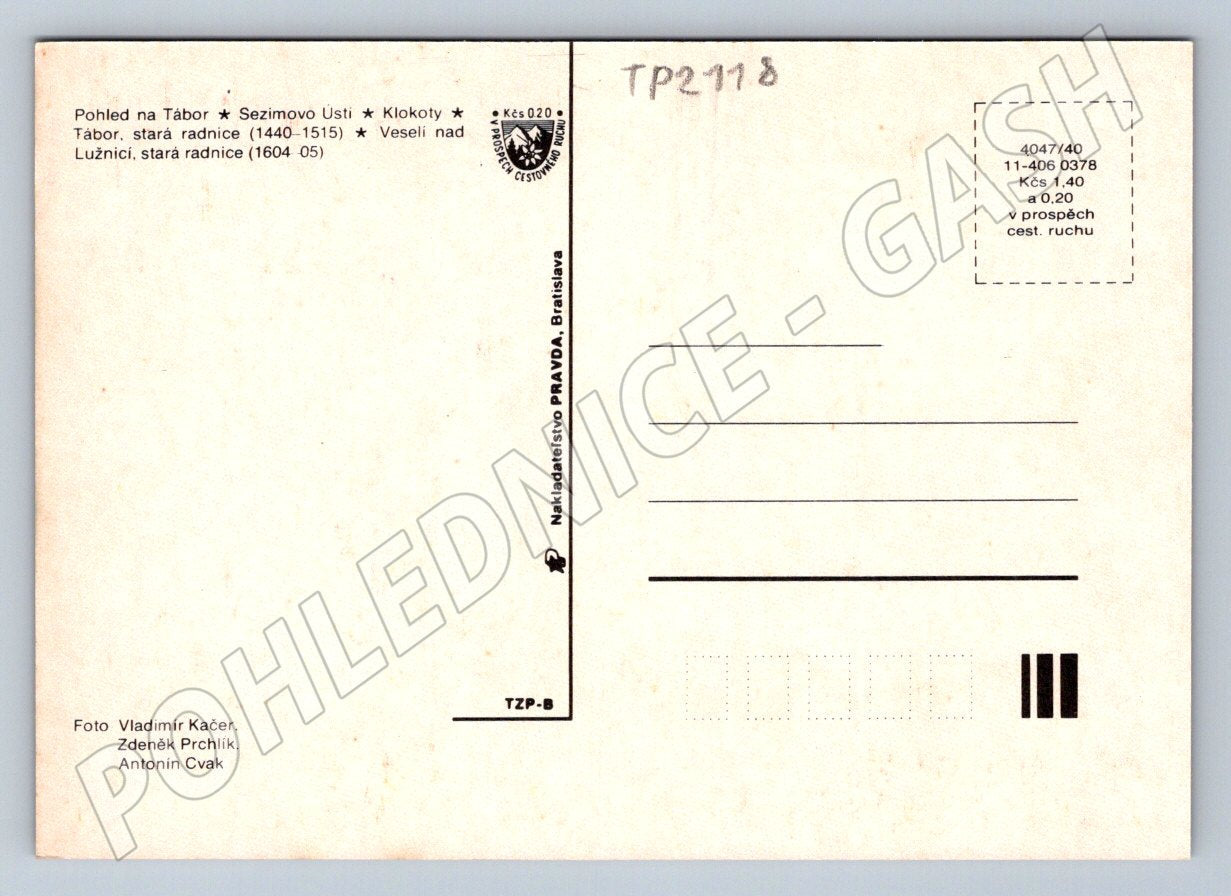 Pohlednice Tábor a Táborsko koláž (TP2118)