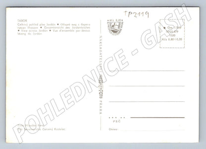 Pohlednice Tábor celkový pohled přes Jordán 1979 (TP2119)