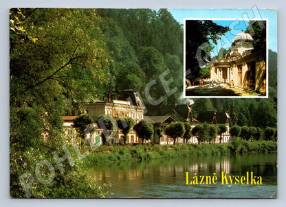 Pohlednice Lázně Kyselka lázeňské domy 1979 (TP2123)