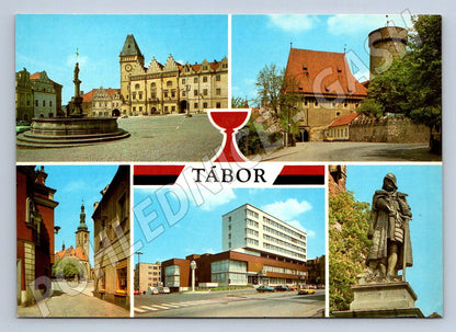 Pohlednice Tábor různé pohledy (TP2126)
