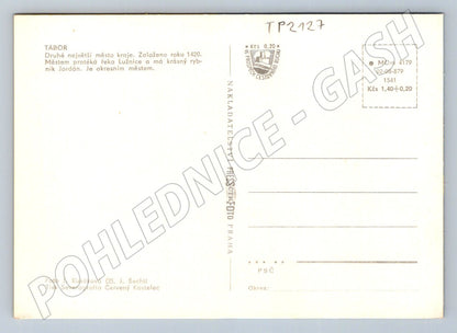 Pohlednice Tábor různé pohledy kolem 1980 (TP2127)