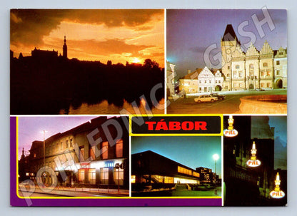 Pohlednice Tábor různé pohledy (TP2130)