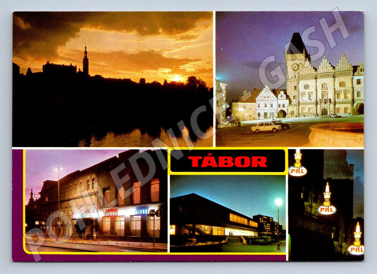 Pohlednice Tábor Žižkovo náměstí Hotel Jordan (TP2131)