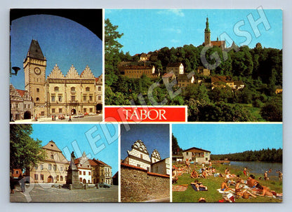 Pohlednice Tábor různé pohledy (TP2132)