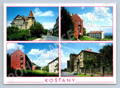 Pohlednice Košťany více pohledů (TP2135)
