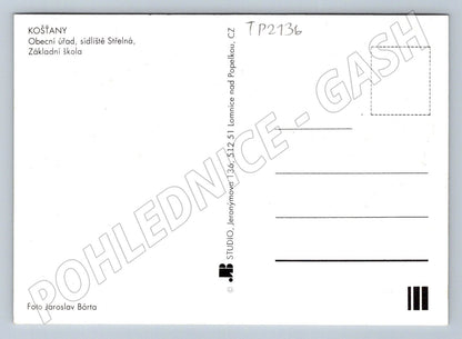 Pohlednice Košťany více záběrů (TP2136)