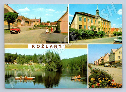 Pohlednice Kožlany více motivů (TP2139)