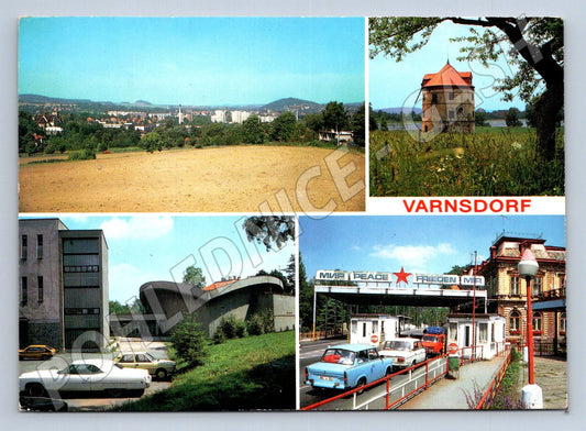 Pohlednice Varnsdorf památky hraniční přechod 1990 (TP2142)