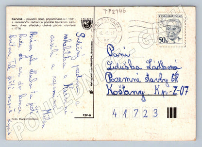 Pohlednice Karviná městské motivy 1987 (TP2146)