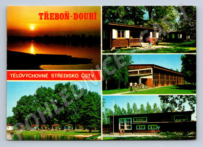Pohlednice Třeboň-Doubí Tělovýchovné středisko ČSTV 1991 (TP2148)