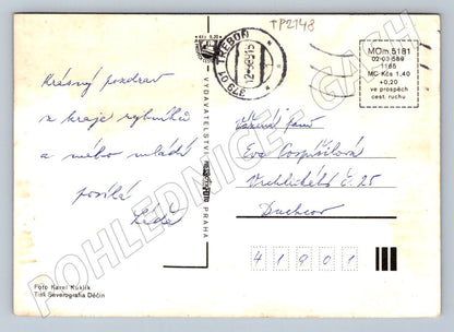 Pohlednice Třeboň-Doubí Tělovýchovné středisko ČSTV 1991 (TP2148)