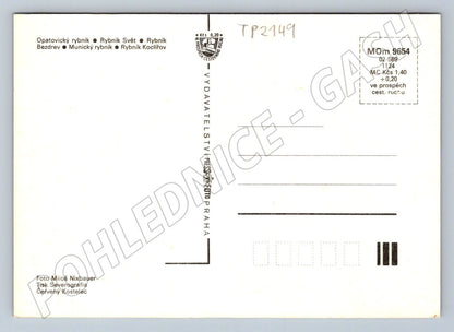 Pohlednice Jihočeské rybníky příroda labutě (TP2149)
