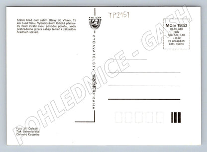 Pohlednice Zvíkov hrad koláž exteriér interiér (TP2151)