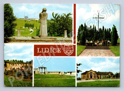 Pohlednice Lidice památník, muzeum 1973 (TP2155)
