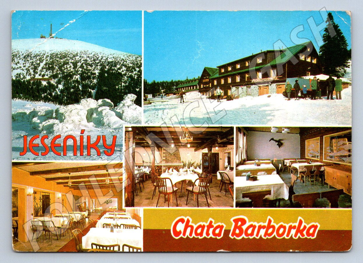 Pohlednice Jeseníky Praděd Chata Barborka (TP2159)