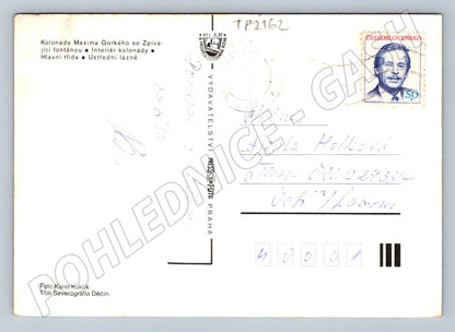 Pohlednice Mariánské Lázně pohledy 1973 (TP2162)
