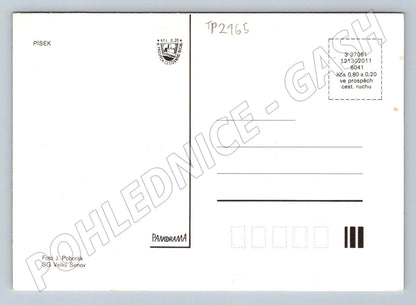 Pohlednice Písek Kamenný most a řeka (TP2165)
