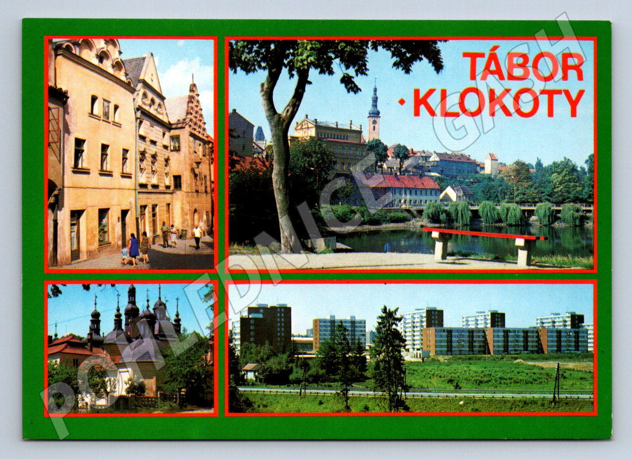 Pohlednice Tábor Klokoty více pohledů (TP2166)