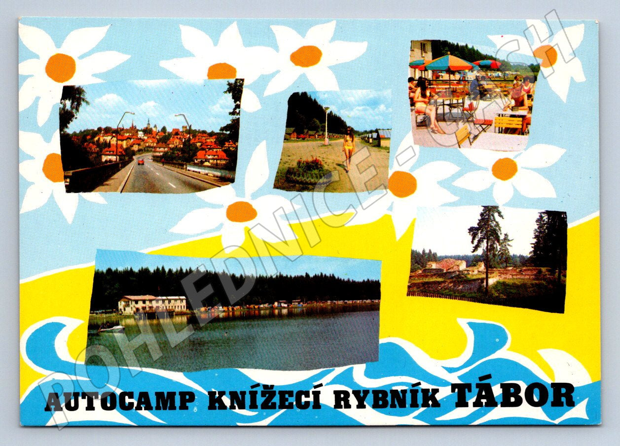 Pohlednice Tábor Autocamp Knížecí rybník (TP2167)