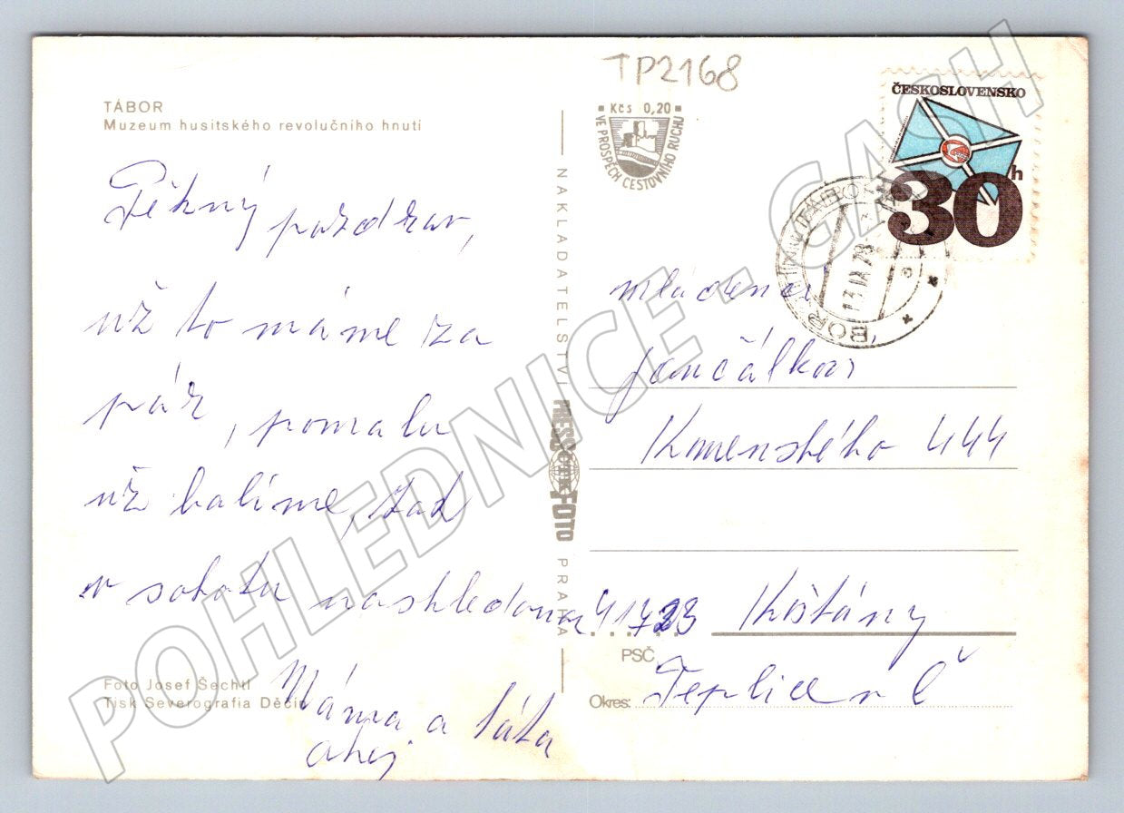 Pohlednice Tábor Muzeum husitského hnutí multi (TP2168)