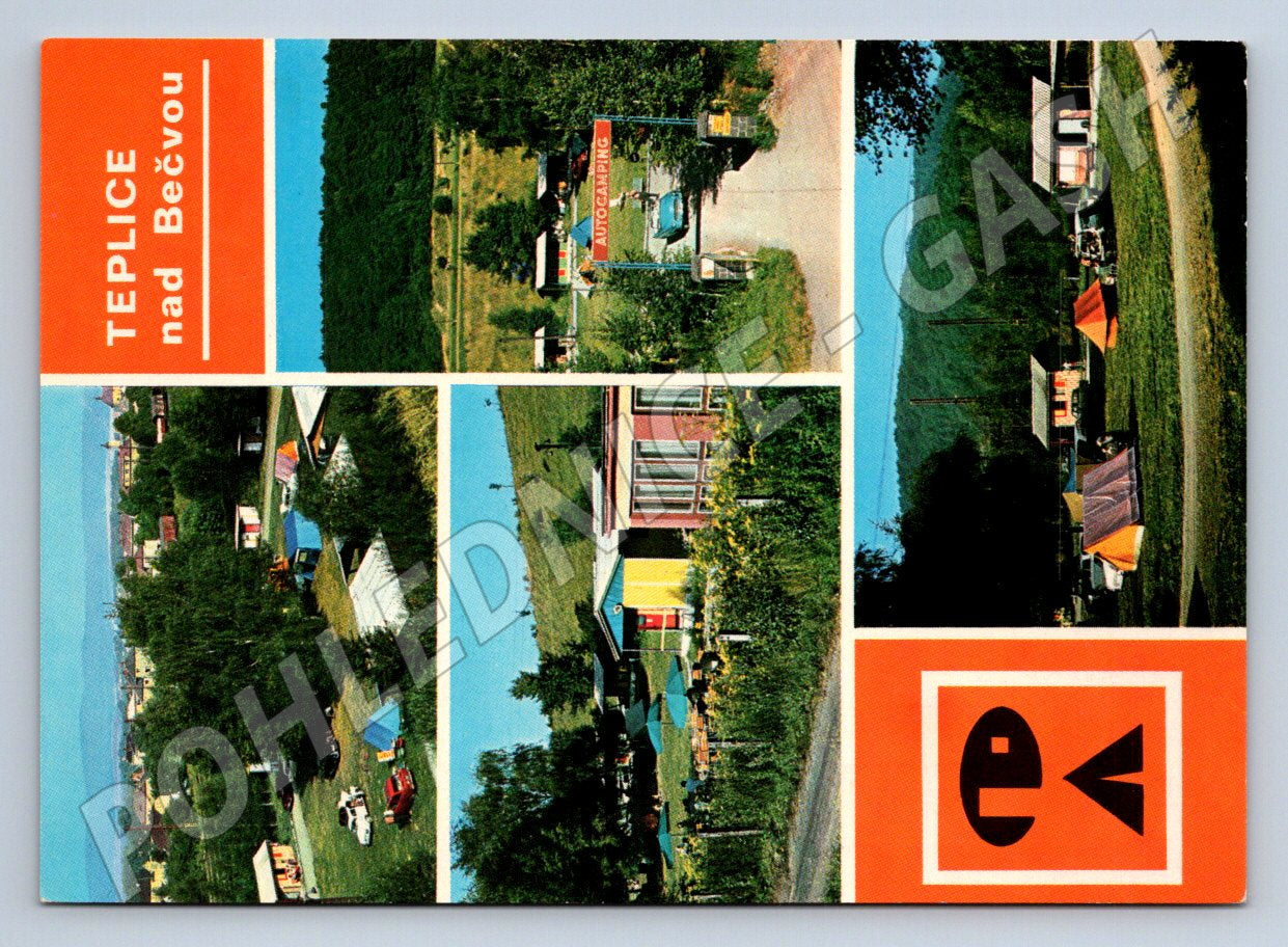 Pohlednice Teplice nad Bečvou autocamping (TP2169)