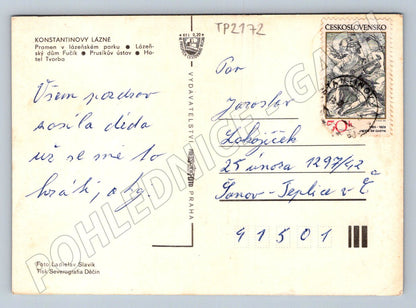 Pohlednice Konstantinovy Lázně koláž 1942 (TP2172)