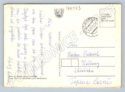 Pohlednice Sloup Varhany Nový Bor 1973 (TP2173)