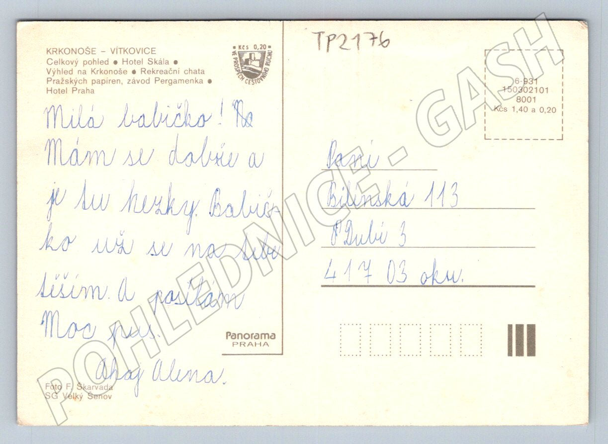 Pohlednice Vítkovice Krkonoše koláž (TP2176)