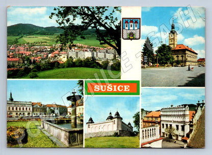 Pohlednice Sušice multi-view (TP2177)