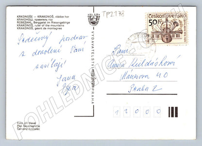 Pohlednice Krkonoše Krakonoš 1984 (TP2178)