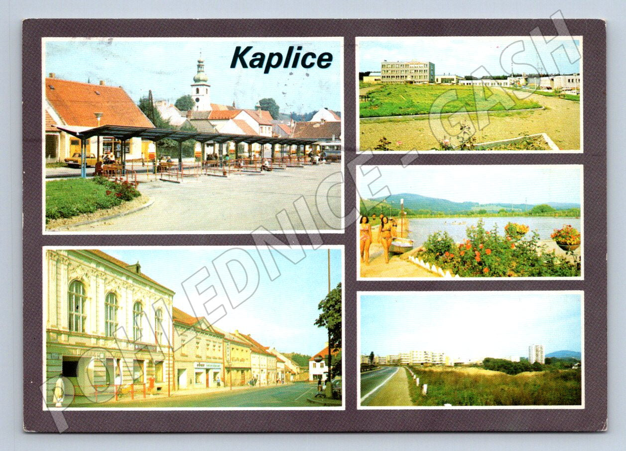 Pohlednice Kaplice vícepohledová 1978 (TP2179)