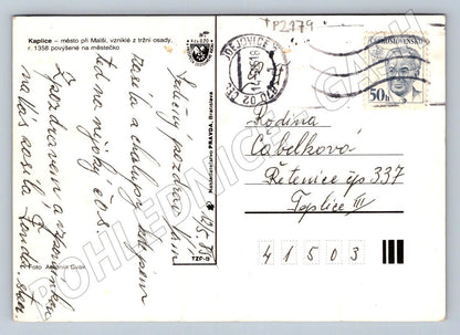 Pohlednice Kaplice vícepohledová 1978 (TP2179)
