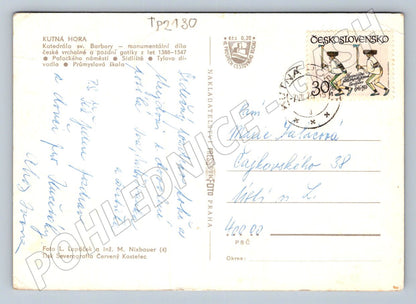 Pohlednice Kutná Hora multi-view 1978 (TP2180)