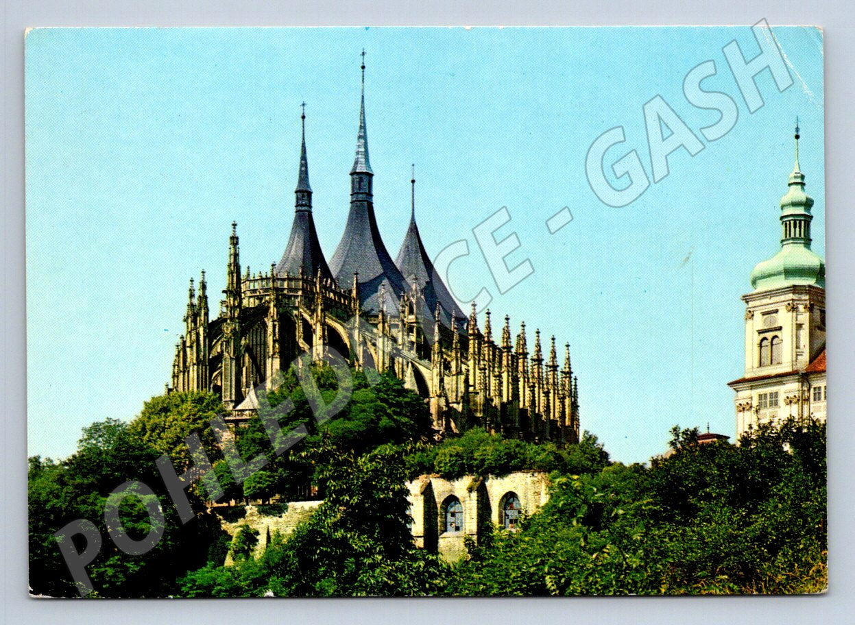 Pohlednice Kutná Hora Chrám sv. Barbory 1977 (TP2182)