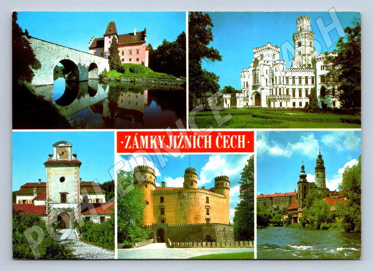 Pohlednice Zámky jižních Čech (TP2191)
