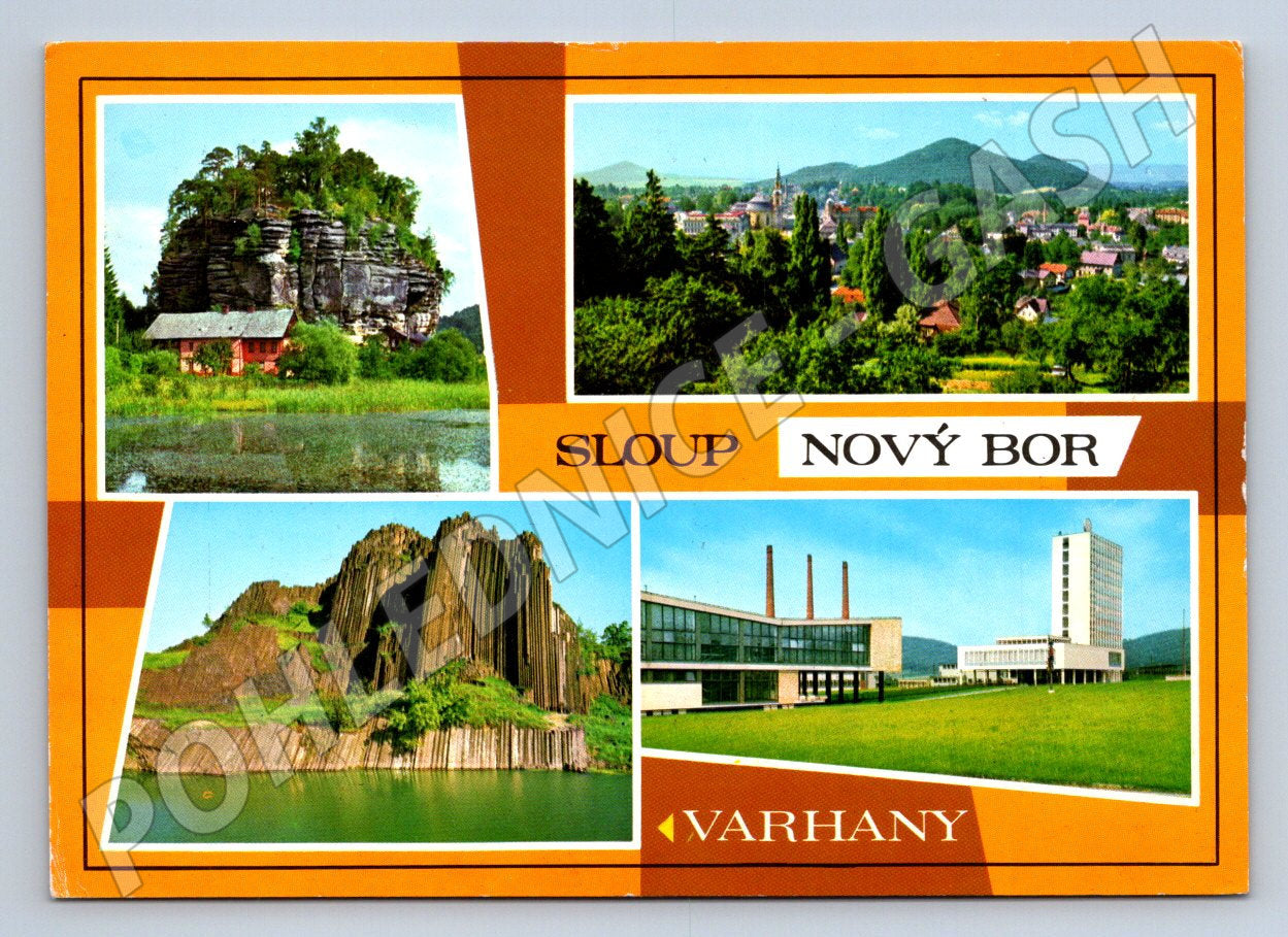 Pohlednice Sloup Nový Bor Varhany 1981 (TP2192)