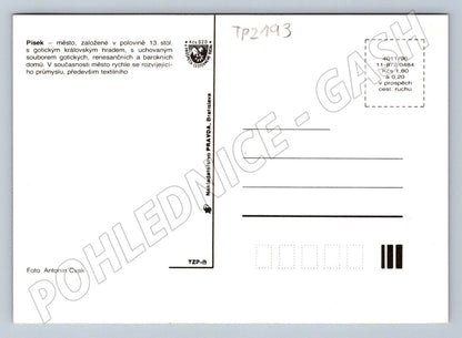 Pohlednice Písek koláž památek a náměstí (TP2193)