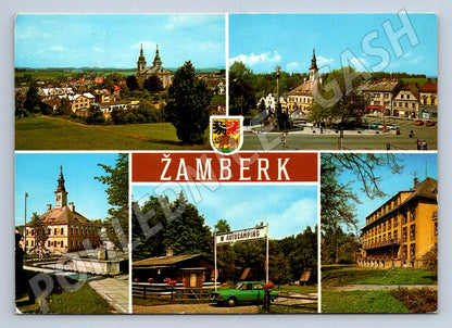 Pohlednice Žamberk multiview autokemping (TP2197)