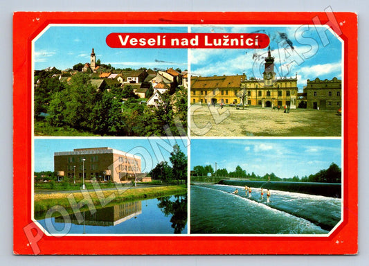 Pohlednice Veselí nad Lužnicí multi-view 1984 (TP2198)