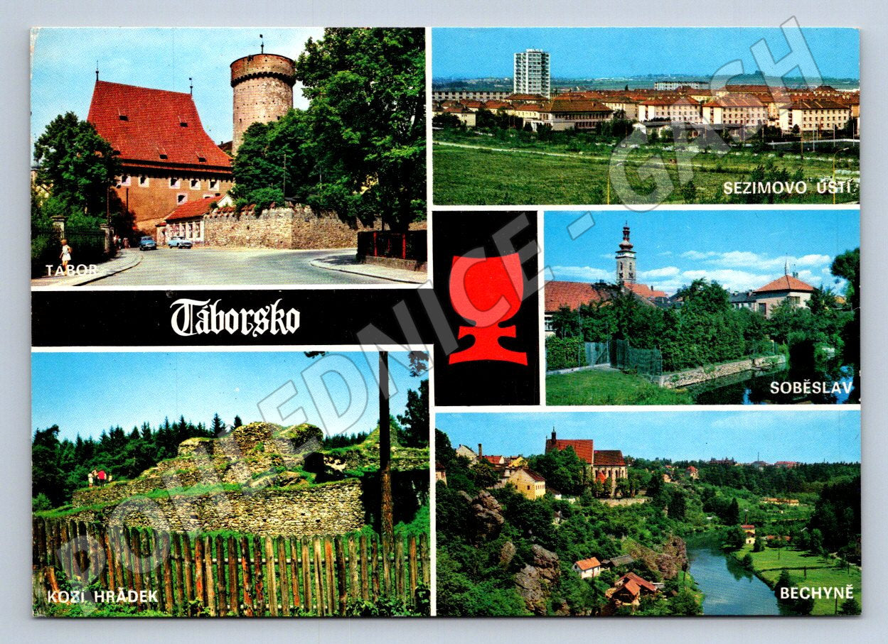Pohlednice Táborsko multi-view (TP2203)