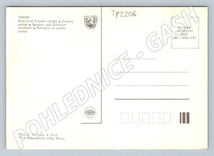 Pohlednice Tábor různé pohledy (TP2206)