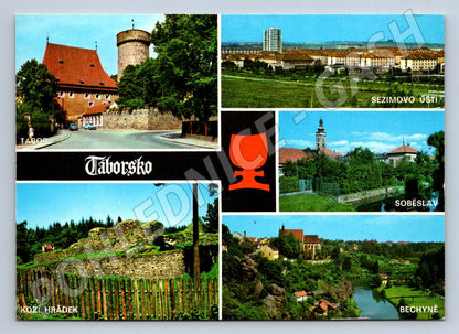 Pohlednice Táborsko více záběrů 1979 (TP2210)