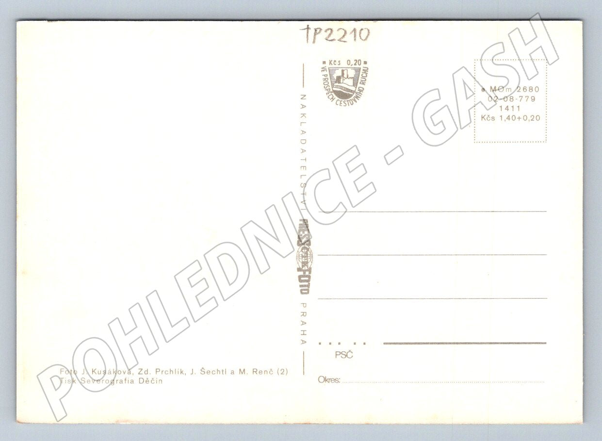 Pohlednice Táborsko více záběrů 1979 (TP2210)